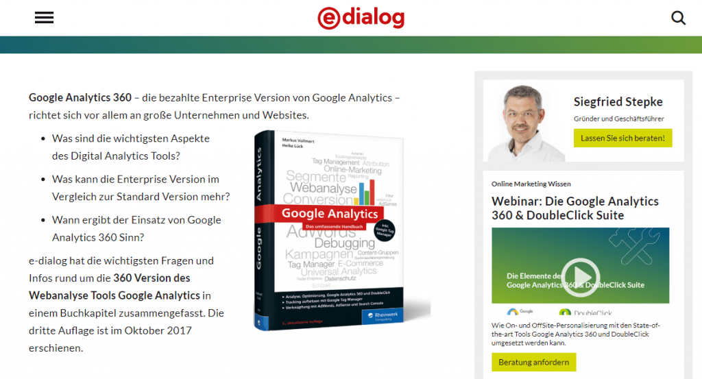 GA360 Gratis Buchkapitel