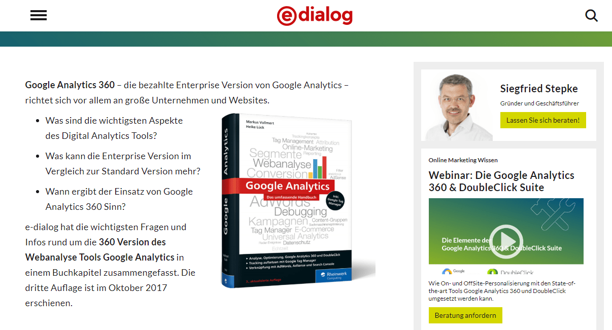 GA360 Gratis Buchkapitel