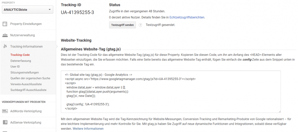gtag.js Basis Tracking Code