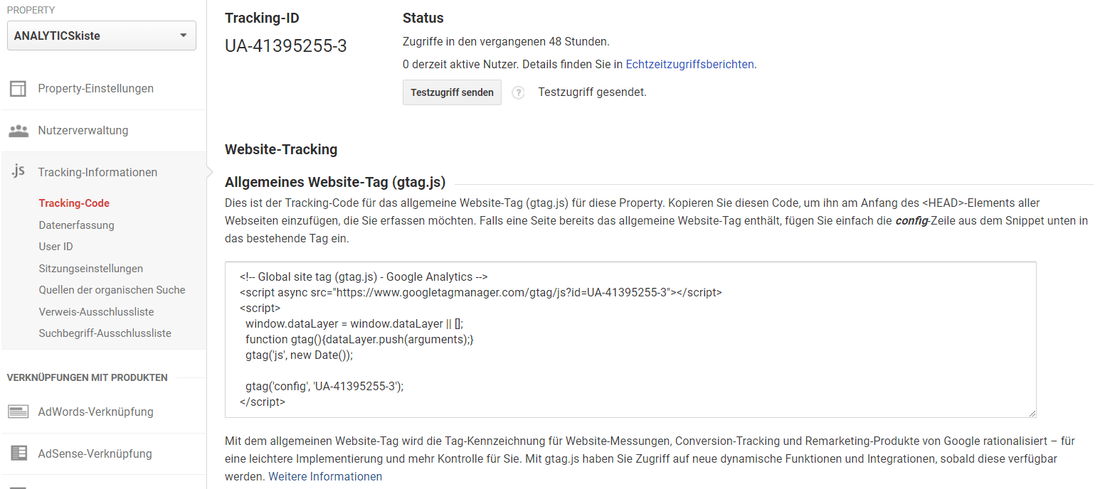 gtag.js Basis Tracking Code