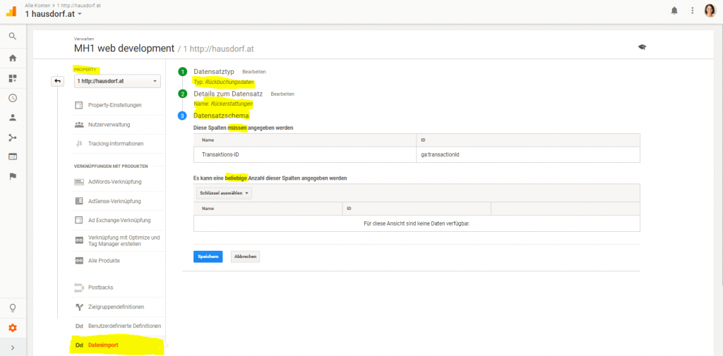 Data Import Feature in Google Analytics