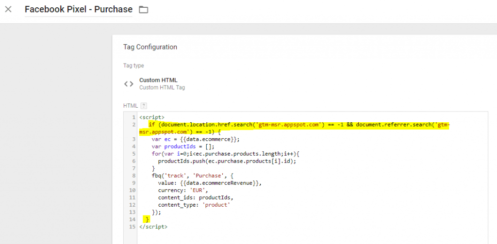 Exclude Bot Facebook Traffic